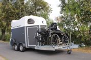 Van marathon cheval liberte porte caleche