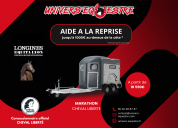 Van marathon cheval liberte porte caleche