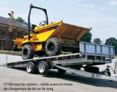 Plateau basculant - ifor williams - ct 166 - 3t5